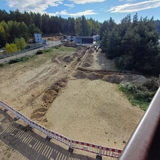 Bauvorbereitung, Erdbau, Kabeltiefbau