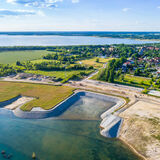 Sedlitzer See mit Sedlitzer Bucht, 02.06.2022, **Foto: Andreas Franke**