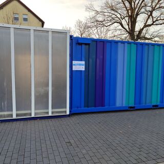 Anbringung Bauschild