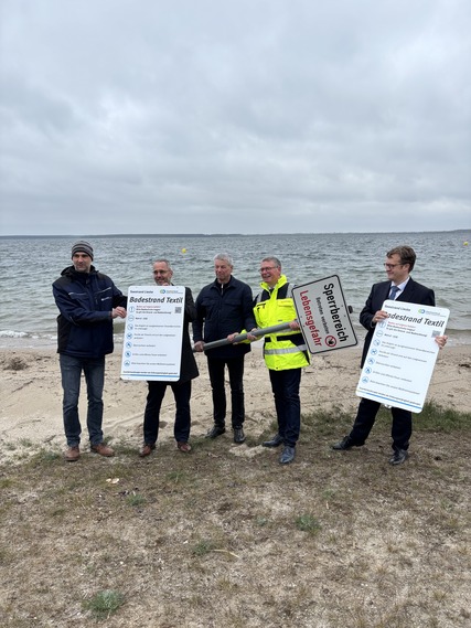 Teilfreigabe Sedlitzer See, Foto: Julia Kussatz