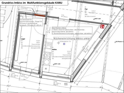 Grundriss Imbiss KANU