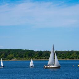 Segeln auf dem Senftenberger See, Foto: Christian Gro&szlig;e
